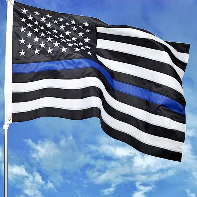 Blue flag background